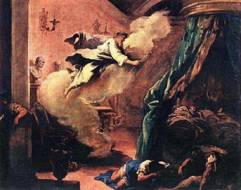 RICCI, Sebastiano Dream of Aesculapius china oil painting image